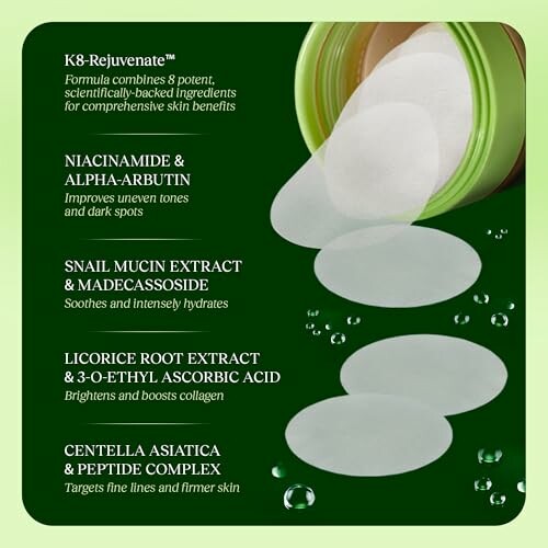 Image showing skincare ingredients and their benefits.